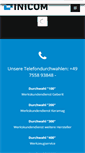 Mobile Screenshot of inicom.de