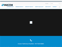 Tablet Screenshot of inicom.de